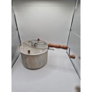Whirley Pop Wabash Valley Farms 6 Qt Stovetop Popcorn Popper - retro